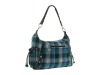 High quality blue shopping lady handbag