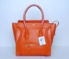 High quality brand leather handbag.shoulder bags Orange