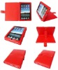 High quality factory price for iPad laptop computer leather pouch with adjustable stand protective leather pouch