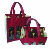 High quality foldable non woven bag for wine