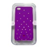 High quality for iPhone 4 4S 4 CDMA electroplating side plastic case