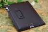 High quality geuine leather case for apple ipad 2 with smart cover function, custom your own brand