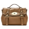 High quality hard leather handbag