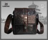 High quality horsehide leather messenger bag