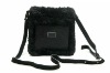 High quality ladies black wool bag