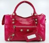 High quality ladies sheepskin leather bag/handbag/purse,084332B