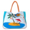 High quality lady's canvas beach bag