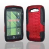 High quality mesh combo Red cell phone case For Blackberry 9850/9860