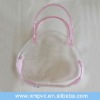 High quality new design clear vinyl handbag in pink XYL-G228