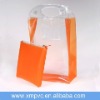 High quality promotional pvc bag in orange XYL-G027