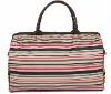 High quality stripe duffel bag