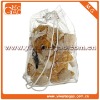 High stylish clear small clutch plastic drawstring cosmetic packaging