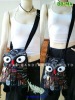 Hill Tribe shoulder bag Patchwork Fabric OWL