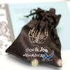 Holiday Personalized Color Satin Favor Bags