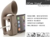 Horn Stand Speaker Silicone case for iphone 4 4G