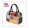 Hot!!!2012 colourful lady handbag made of pp and pu