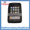 Hot!! Black Silicone Case For iPod Touch