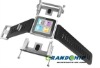 Hot!For Apple iPod Nano aluminum frame silicone Watch band