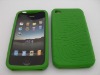 Hot Green Silicone Cases for iPhone4