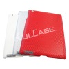 Hot!!! High Quality Hard Case with leather lagging outside for iPad 2