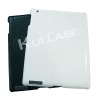 Hot!!! High Quality Plastic Back Cover Hard Case with leather lagging outside for iPad 2