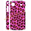 Hot Pink-Brown Leopard Design Hard Skin Cover Shell For Samsung Galaxy SL i9003