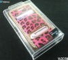 Hot Pink Leopard Case for Phone 4S. Fashion Diamond Case for iPhone 4S
