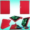 Hot!! Red Slim Leather Case Smart Case cover For Samsung Galaxy Tab P7510