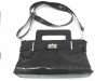 Hot Sale Black Handsome PU Leisure/Shoulder Bag