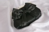 Hot Sale Black Rose Satin Evening/Shoulder Bag