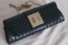 Hot Sale Blue Stripe PU Evening/Shoulder Bag