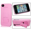 Hot Sale Hard Plastic Stand Case for iPhone 4