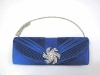 Hot Sale Smooth Blue Stripe Evening/Shoulder Bag