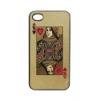 Hot Sale for iPhone 4S&4G Poker Style Hard Back Cover Case