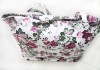 Hot Sell Fashion Flower Handbag Canvas Handbag