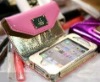 Hot Sells classics Leather Case for iphone 4 color available