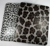 Hot!!!Wholesale factory price high quality tiger shape laptop computer leather protective back cover for ipad