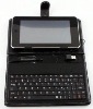 Hot! bluetooth keyboard with leather case for 7 tablet