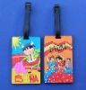Hot customized rubber luggage tag