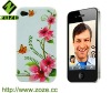 Hot design hard plastic water slide case for iphone4