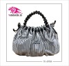 Hot!! fashion bead handbag made of pu,removable and adjustable