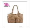 Hot!! fashion high-grade handbag bag with two pocket in front
