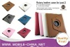 Hot leather 360 degree rotating case for apple ipad 2