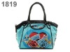 Hot name brand name pu leather handbags