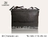 Hot popular brand name real leather man bag