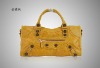 Hot !popular branded handbag.leather shoulder bag 2012