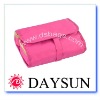 Hot portable cosmetic pouch