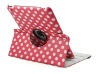 Hot sale-360 rotation new cases for apple ipad2 -360degree rotated/swivel leather case for Ipad2 with multi view angle
