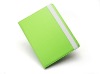 Hot sale-360 rotation new grenn leather case for ipad 2 cover