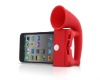 Hot sale!!! Fashionable mini for iphone4 silicone horn